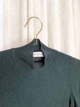 • PRE-LOVED • Scanlan Theodore Turtleneck Jumper [ Green Teal, Long Sleeved, Size Small ]