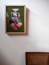 LIMITED EDITION PRINT 'Contained, Series 1, Vessel #6' [ Earthy Colours, Green Background ]