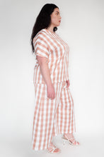 KEEGAN CLASSIC CULOTTES [ Pink And White Gingham ]