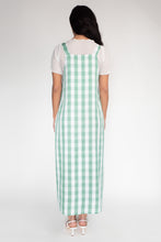 KEEGAN CLASSIC PINAFORE [ Green And White Gingham ]
