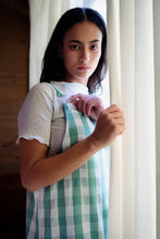 KEEGAN CLASSIC PINAFORE [ Green And White Gingham ]