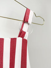 KEEGAN CLASSIC PINAFORE [ Red And White Striped ]