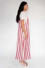 KEEGAN CLASSIC PINAFORE [ Red And White Striped ]