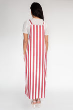 KEEGAN CLASSIC PINAFORE [ Red And White Striped ]