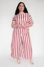 KEEGAN CLASSIC TOP [ Red And White Striped ]