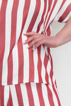 KEEGAN CLASSIC CULOTTES [ Red And White Striped ]