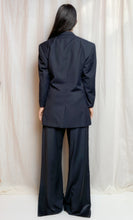 $100 OFF OFFER • OUT OF OFFICE SUIT JACKET [ Wool Blend, Black Tie Blazer, Gold Eyelets, Size Small ]