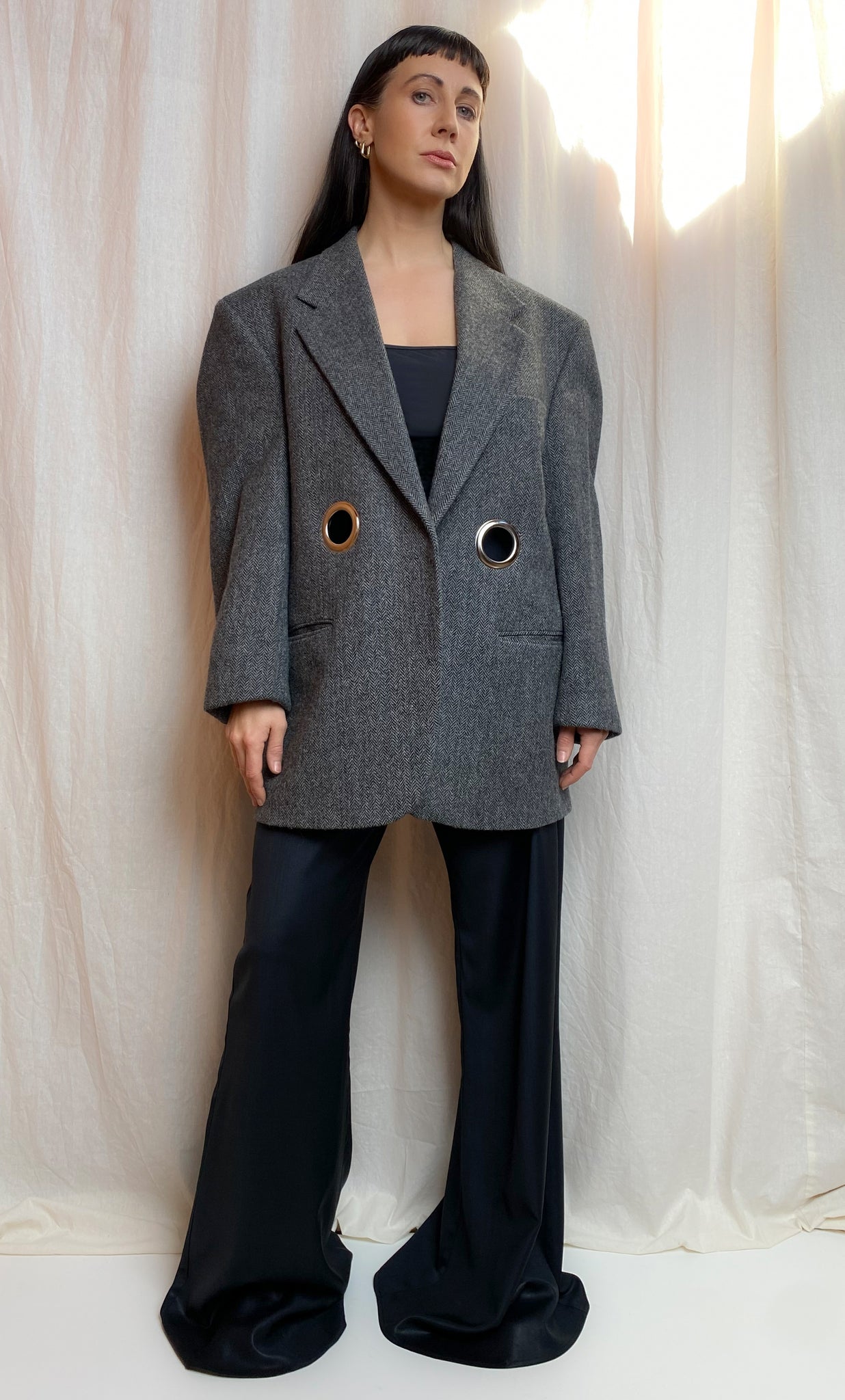 Large blazer size top