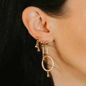 TEARDROP MIX + MATCH EARRING SET [ Gold Plated Brass ]