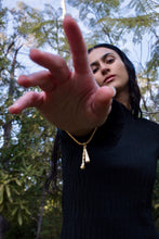 DRIZZLE LONG SLEEVED TOP [ Black Cotton, Crinkled Texture ]