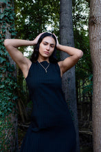 DRIZZLE NECKLACE [ Silver, Rhodium Plated Brass, Teardrop Charms ]