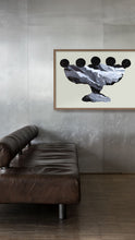 LIMITED EDITION PRINT 'Contained, Series 2, Vessel #2' [ Black and White, Grey Background ]