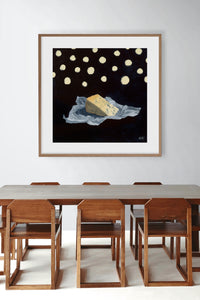 LIMITED EDITION PRINT 'Blue Cheese, Wax Paper, Stars' [ EXTRA LARGE ]