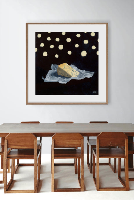 LIMITED EDITION PRINT 'Blue Cheese, Wax Paper, Stars' [ EXTRA LARGE ]