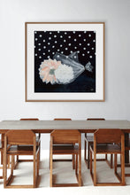 LIMITED EDITION PRINT 'Dahlias, Cellophane, Snow' [ EXTRA LARGE ]