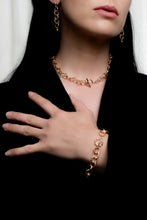 • SAVE 20% • RIPPLE JEWELLERY SET [ Gold Plated, Chunky Textured Chain ]