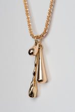 • SAVE 20% • DRIZZLE JEWELLERY SET [ Gold Plated Brass, Teardrop Charms ]