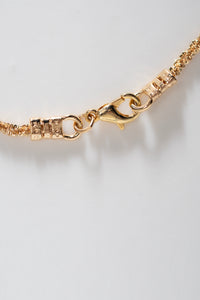 DRIZZLE BRACELET [ Gold Plated Brass, Teardrop Charms ]