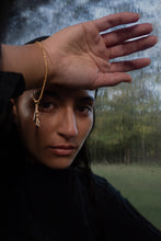 DRIZZLE BRACELET [ Gold Plated Brass, Teardrop Charms ]