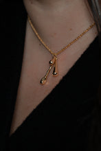 DRIZZLE NECKLACE [ Gold Plated Brass, Teardrop Charms ]