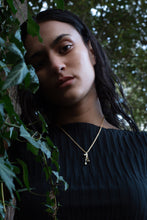 DRIZZLE NECKLACE [ Gold Plated Brass, Teardrop Charms ]