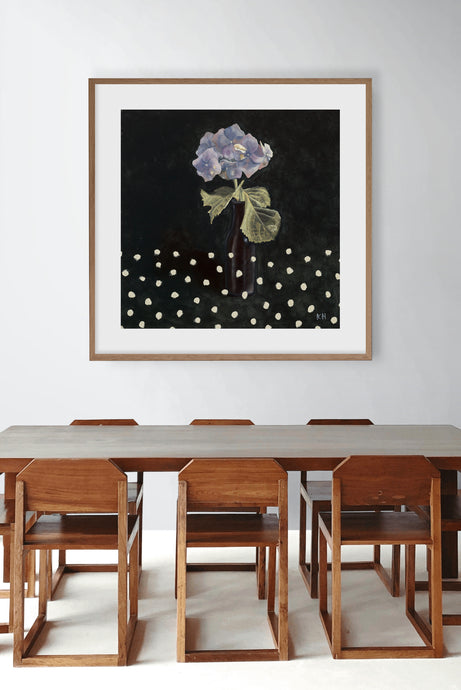LIMITED EDITION PRINT 'Hydrangea, Beer Bottle, Sand' [ EXTRA LARGE ]