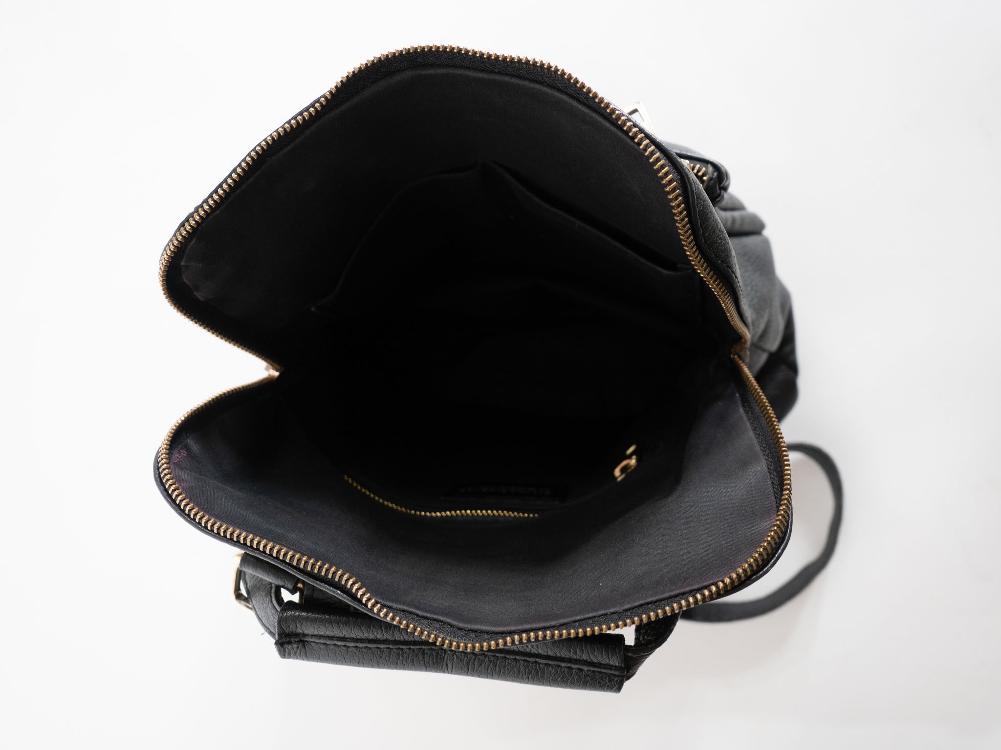 CIRCULAR • ITALIAN LEATHER BACKPACK - DIVINA FIRENZE [ Black 