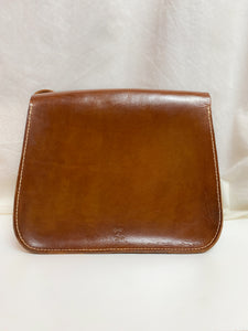 Free With Any Clothing Purchase! • PRE-LOVED • LEATHER SATCHEL [ Brown, Tan, Handbag ]