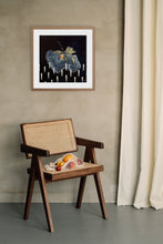 LIMITED EDITION PRINT 'Orange, Single Use Bag, Dry Grass' [ MEDIUM ]