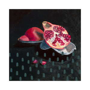 LIMITED EDITION PRINT 'Pomegranate, Foil Trays, Grass' [ EXTRA LARGE ]
