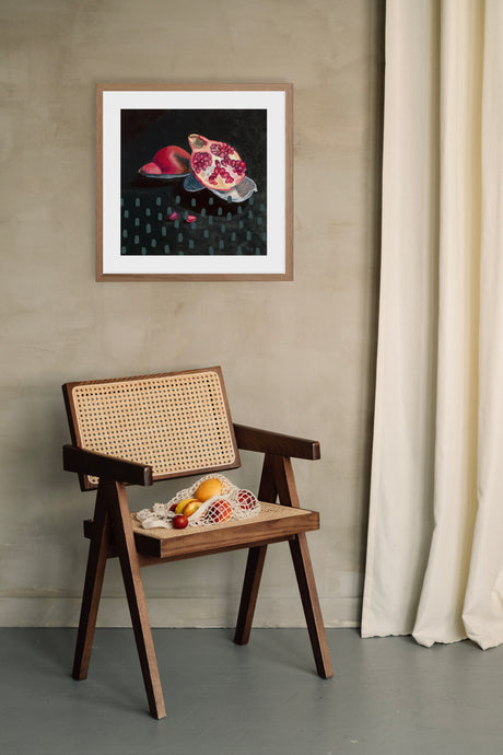 LIMITED EDITION PRINT 'Pomegranate, Foil Trays, Grass' [ MEDIUM ]