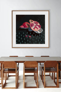 LIMITED EDITION PRINT 'Pomegranate, Foil Trays, Grass' [ EXTRA LARGE ]