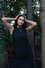 DRIZZLE NECKLACE [ Silver, Rhodium Plated Brass, Teardrop Charms ]