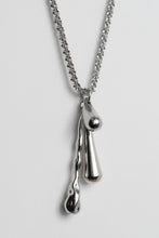 • SAVE 20% • DRIZZLE JEWELLERY SET [ Silver, Rhodium Plated, Teardrop Charms ]