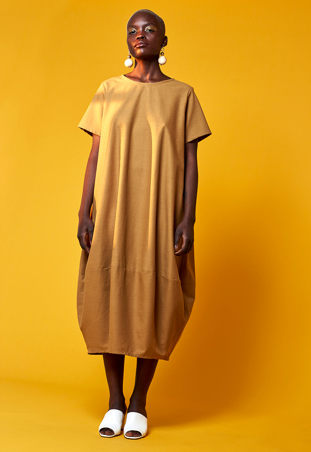 mustard yellow cotton dress Mustard Yellow Cotton Easter Dress: Handmade Spring Outfit