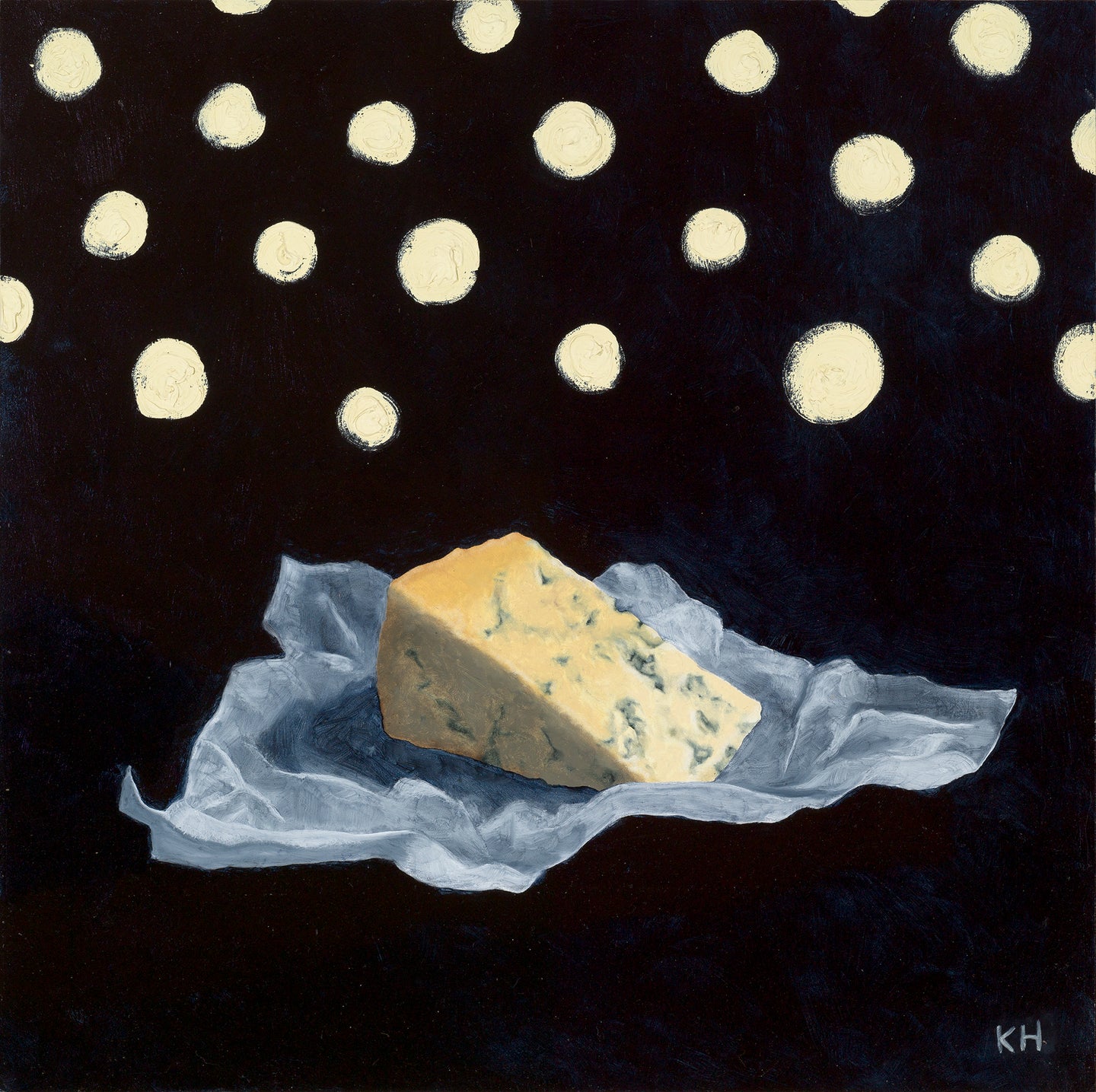 LIMITED EDITION PRINT 'Blue Cheese, Wax Paper, Stars' [ MEDIUM ]