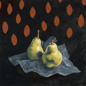 LIMITED EDITION PRINT 'Pears, Freezer Bag, Autumn Leaves' [ MEDIUM ]