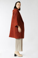 CLAY COAT [ Red - Orange Wool Blend ]