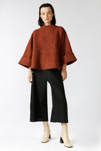 SIENNA JUMPER [ Red - Orange 100% Wool ]